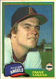 1981 Topps Baseball Cards      369     Frank Tanana